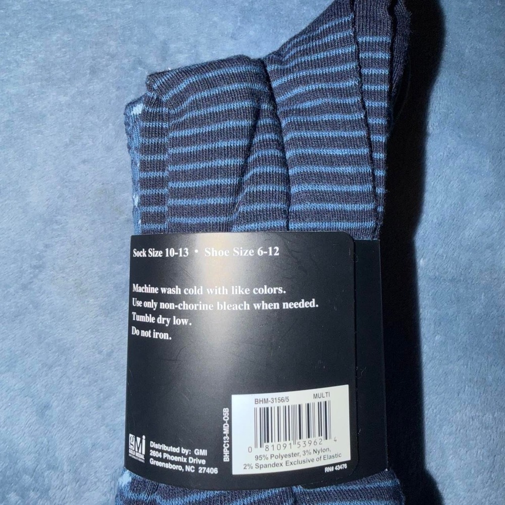 Beverly Hills Polo Club 5 pack dress socks - Picture 4 of 4
